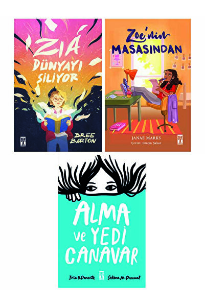 Genç Timaş 5.6.7. Sınıf Okuma 3 Kitap Seti Zia Dünyayı Siliyor-Zoe'nin Masası...