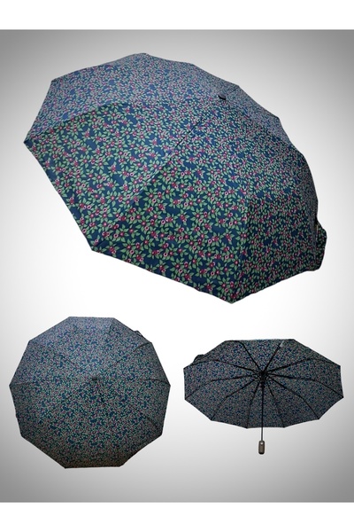 Rubenis Fiber Gövde Otomatik 10 Telli Rüzgara Dayanıklı  Şemsiye