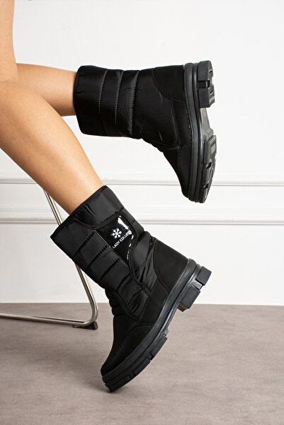 HKM shoes New Season Comfortable Fiber Inside Thermo Sole Wedge Heel Women's Lightweight Daily Snow Boots