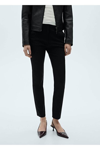 MANGO Woman Cropped skinny pantolon