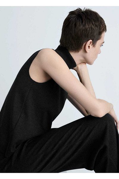 MANGO Woman Turtleneck Knitwear Blouse