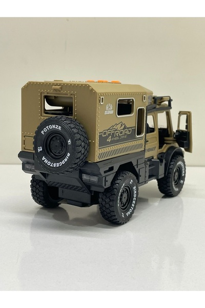 Shem Scowetto Sürtmeli Işıklı Müzikli Off Road Karavan Açılabilir Kapılar 18 Cm Müzikli Of Road Karavan