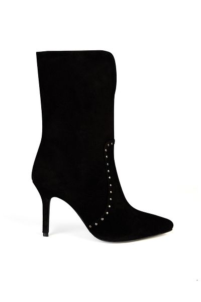 adL Suede Staple Detailed Short Boots