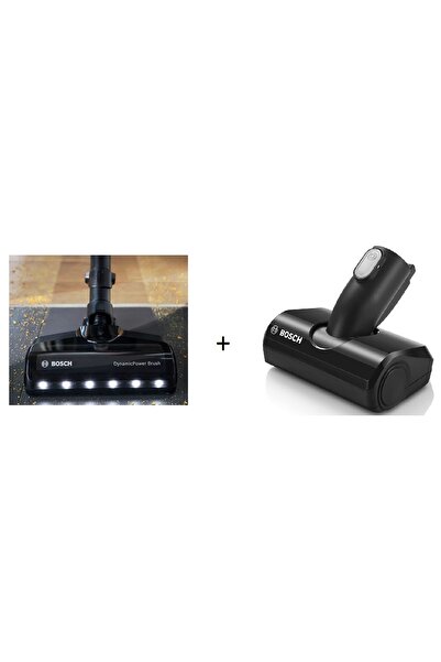 Bosch Şarjı Süpürge Unlimited 6-7 -8Serisi Süpürge Başlığı Emici Siyah Işıklı Ve Turbo Mini Başlık