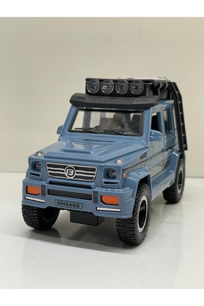Shem Scowetto Sesli Işıklı Müzikli Lüks Jeep Sürtmeli Açılabilir Kapılar 18 Cm Jeep Araba
