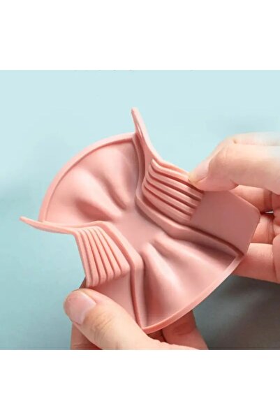 Genel Markalar 2'li silikon tava tencere kulp tutacağı Yanmaz yapışmaz sert silikon