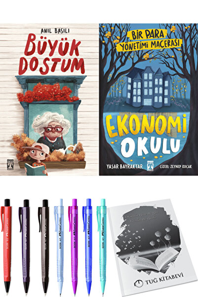 Timaş Yayınları Ekonomi Okulu Bir Para Yönetimi Macerası ve Büyük Dostum 2li ...