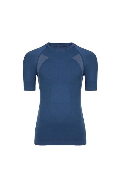 THERMOFORM Extreme Men's Pp Seamless Thermal T-Shirt Navy