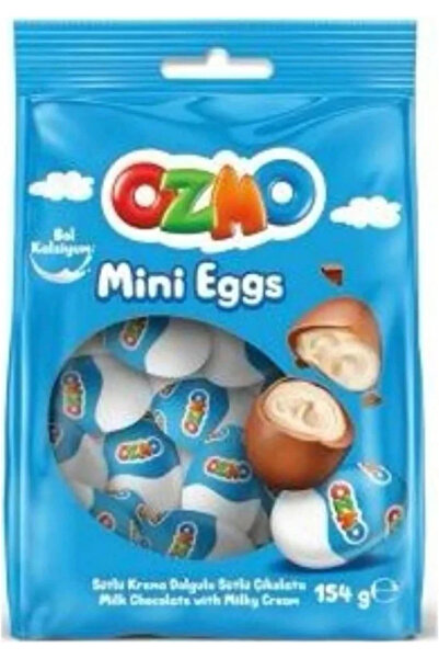 Şölen Şölen Ozmo Mini Eggs Yumurta Çikolata 154 G 12 li Paket