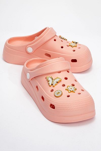 Ccway Papuci Sabo pentru dama - cu accesorii, POWDER