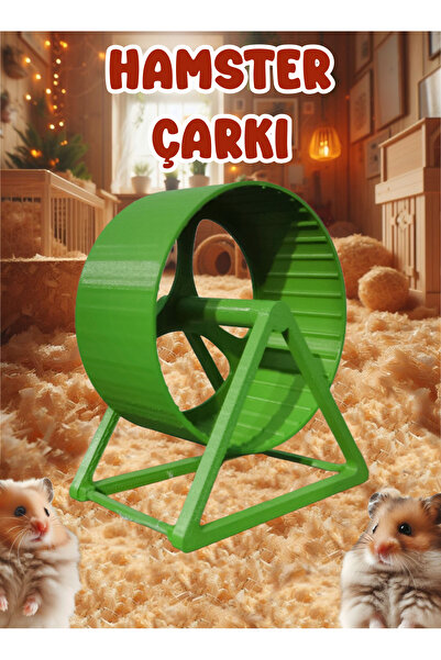 MDİZMİR Suriye Hamster Çarkı / Standlı Çark / Yeni Nesil Renkli Çark / MDizmir Petshop