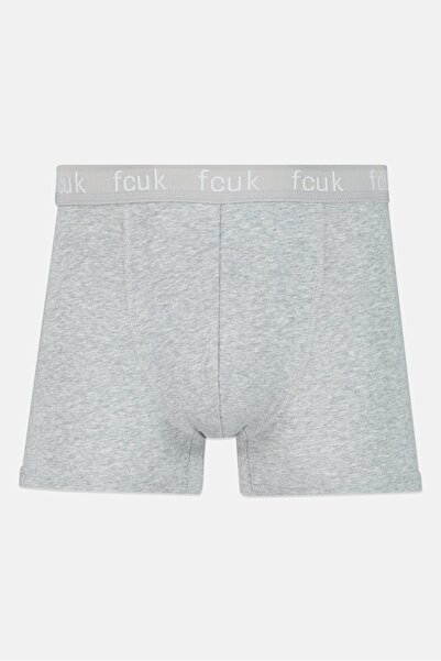 Fcuk Men 3 Pack Brand Logo Boxer Brief, Red