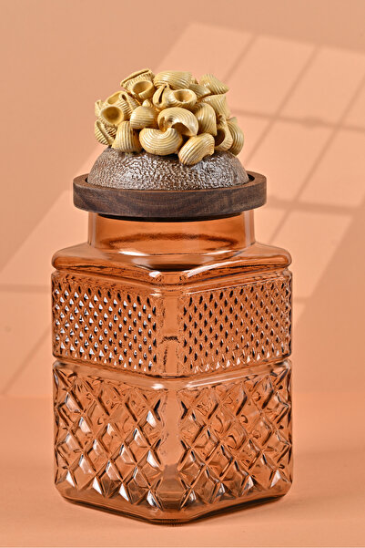 Handan UZUNOĞLU Özel Tasarım Makarna Kavanozu & Midye 1800 ml