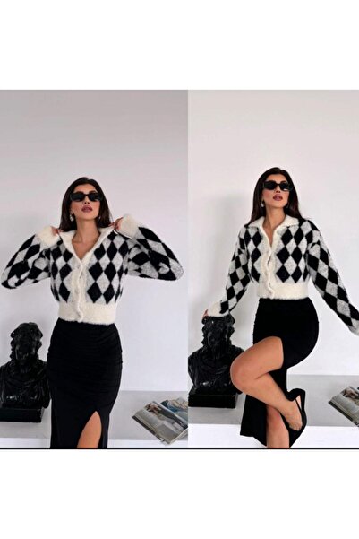 Style Hırka Baklava Desen