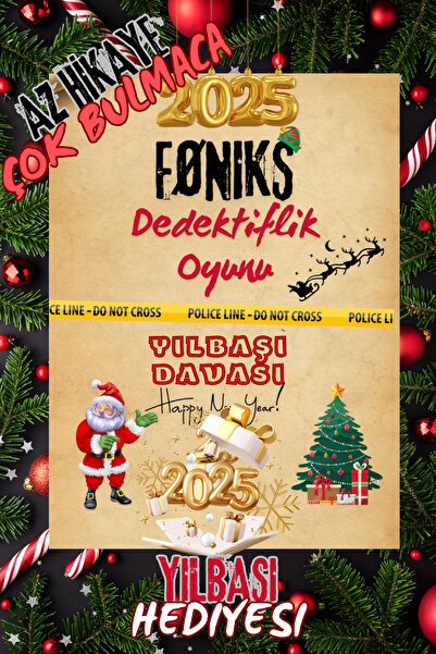 Føniks Dedektif Oyunu, Yılbaşı oyunu, Yılbaşı Dedektiflik Oyunu, Yılbaşı Hedi...