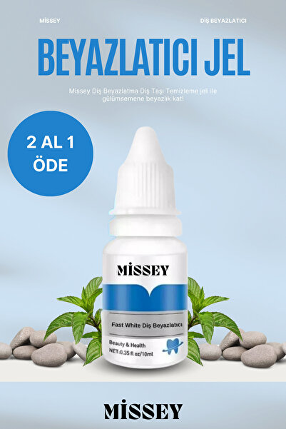 Missey Doğal Diş Beyazlatıcı Jel, Anında Beyazlatma Etkili Diş Beyazlatma Jeli