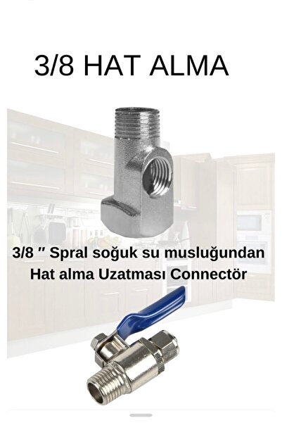 Premium Su Arıtma Hat Alma Aparatı Ve Küresel Vanası 3/8
