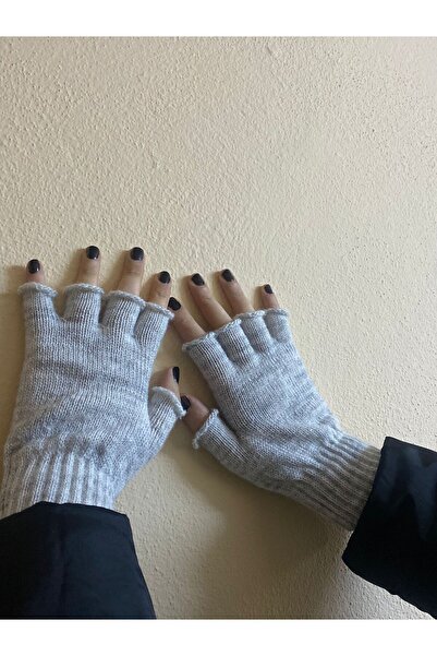 sema aksesuar قفازات رأس السنة - ملابس تريكو بأصابع مقصوصة، بدون أصابع - قفاز...