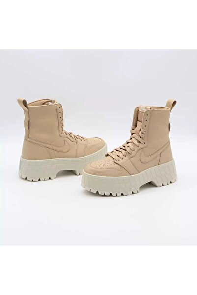 Nike Air Jordan 1 Brooklyn Hafif Yüksek Tabanlı Premium Kadın Spor Bot