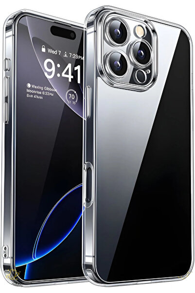 Go Aksesuar Iphone 16 Promax Uyumlu Darbe Önleyici Esnek Silikon Şeffaf Kılıf