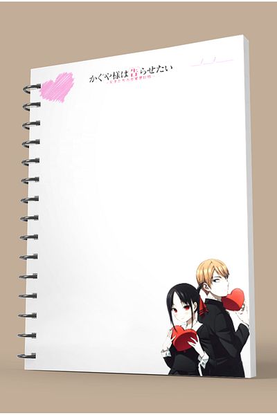 nihonwosekai Kaguya Sama Shoujo Anime A5 Size 50 Sheets Spiral Notebook