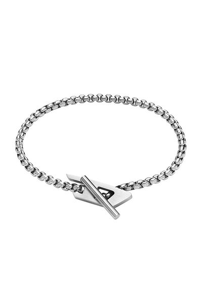 Diesel Stahl-Silber-Armband DX1476040