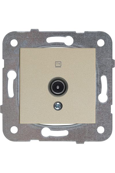 MCreative Novella Bronze Tv-Sat Finished Mechanism+Button Cover
