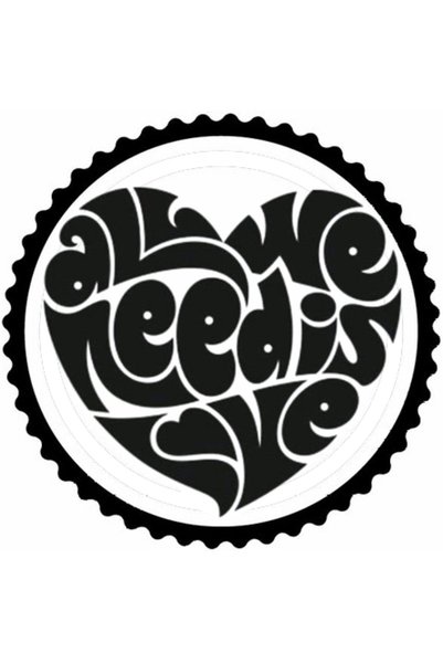 Generic Brand All We Need Is Love Design Sticker 30 X 30 cm