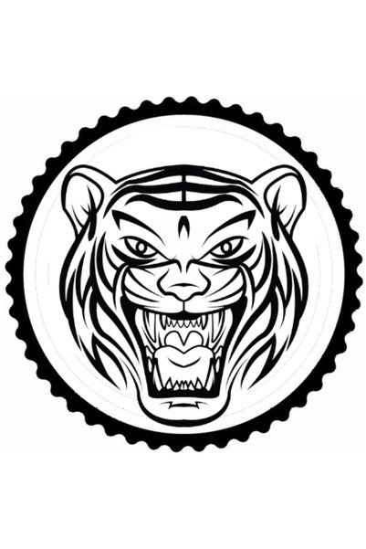 Generic Brand Tiger Design 6.Model Sticker 30 X 30 cm