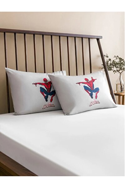 LC Waikiki Gray Spiderman Printed 2-Piece 50X70 cm Pillowcase