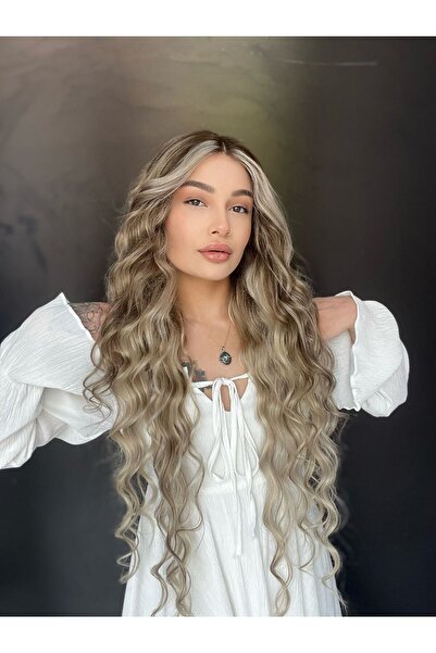 Suzan Peruk Hayalet Tül peruklar %100 gerçek doğal saç+Yapıştırıcı bant hediy...