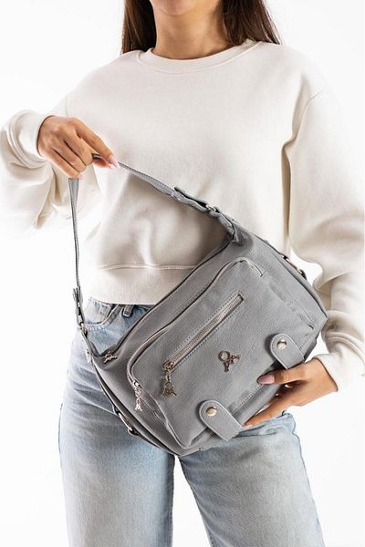 Baginn Geantă de damă, cu curea încrucișată, din piele vegană, de umăr, 32*22 cm, geantă mega din piele artificială