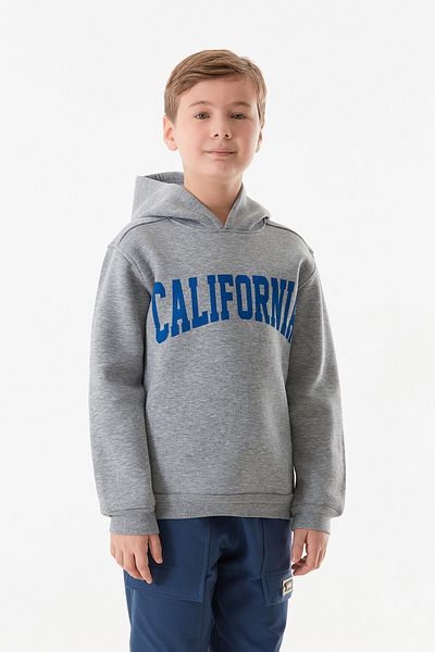 Fulla Moda Φούτερ για αγόρι με κουκούλα με 3 νήματα California