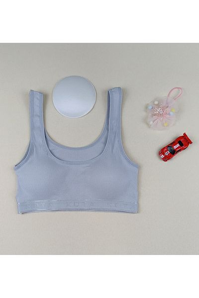 siyalife Γυναικείο αθλητικό σουτιέν με κορδόνι Lycra Pad