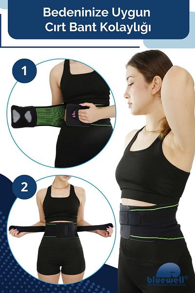 BLUEWELL ORTHOPEDICS PRODUCTS 1Size Fitness Sports Belt - Weight Lifting, Muscle Building, and Lumbar Support