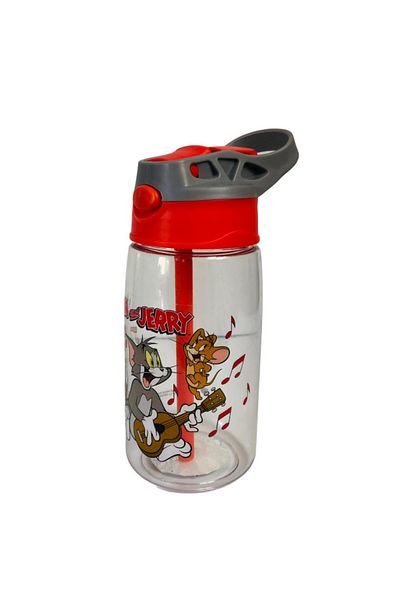 Tohana Tom Jerry Figured Water Bottle with Straw 480 ml Tp69657