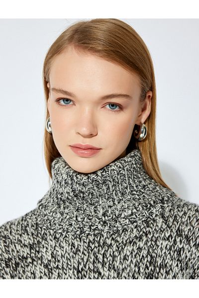 Koton X Şahika Ercümen - Long Sleeve Turtleneck Knit Sweater