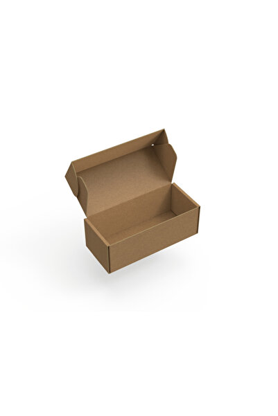 Packanya 17,5x7,5x6 - 100 Adet Kilitli E-Ticaret Karton Kargo Kutusu