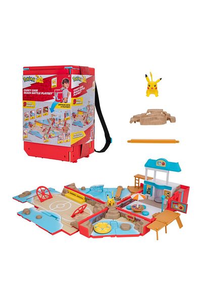 Pokemon Cary Case Beach Battle Playset