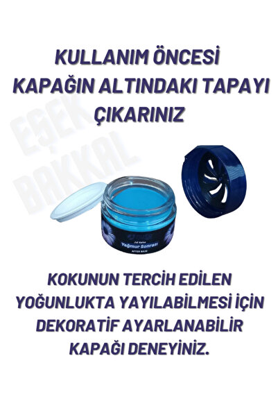 AutoDeepen 2li Yağmur Sonrası Oto Ve Oda Jel Koku Araç Araba Kokusu Otomobil Işyeri Ayakkabılık Banyo Wc Koku