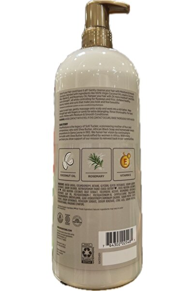 Shea Moisture Coconut Oil Shampoo, Rosemary & Vitamin E 1L