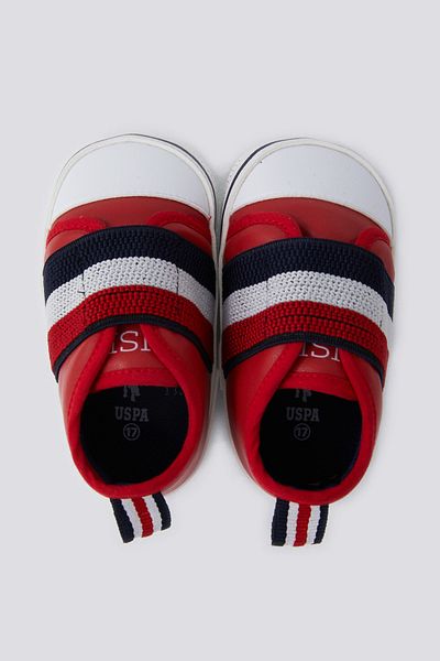 U.S. Polo Assn. Baby Boy Red Baby Shoes