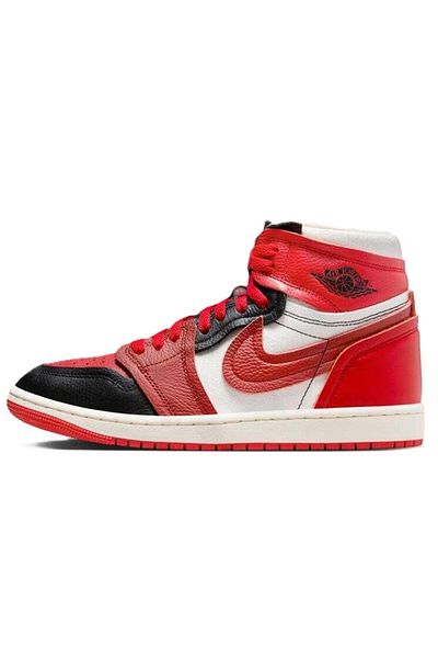 Nike Unisex Air Jordan 1 High Sneaker - Αληθινά Κολονισμένα Κόκκινα Δερμάτινα Αθλητικά Παπούτσια