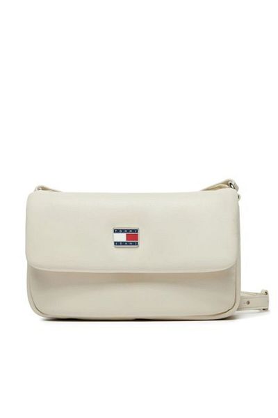 Tommy Hilfiger Béžová dámská taška přes rameno – nastavitelný popruh, zip a vnitřní kapsa AW0AW16978-ACG