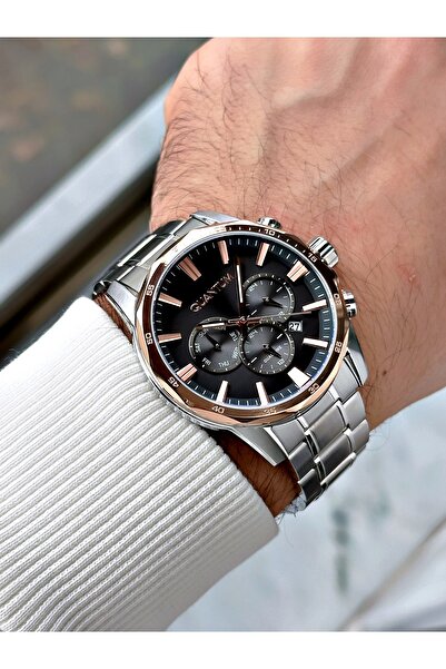 Quantum Functions Active 10 Atm Waterproof Steel Band Steel Case Men Wristwatch 982.560