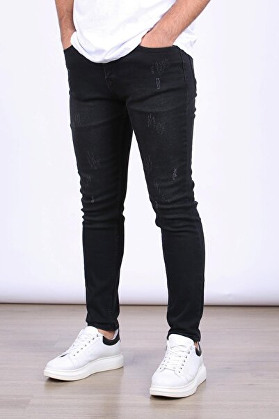 Madmext Skinny Fit Siyah Erkek Jean 5712