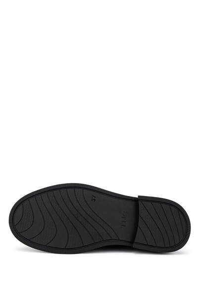 Tamer Tanca Дамски обувки от естествена кожа, черни, с каучукова подметка