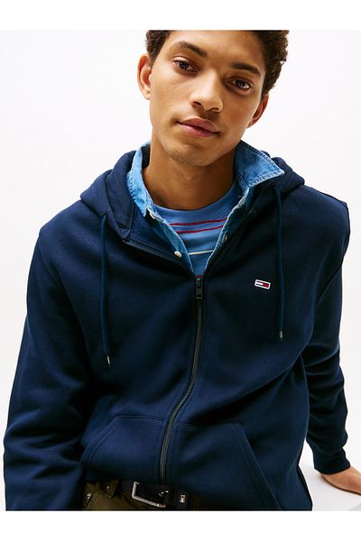 Tommy Hilfiger Mikina Tjm Reg S Flag Zip Thru - Pohodlný a design na zip