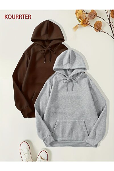 Lider Leather Hanorac simplu cu glugă - Design elegant și confortabil