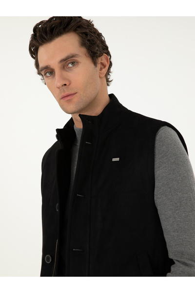 Cacharel Siyah Süet Yelek 50296176-VR046